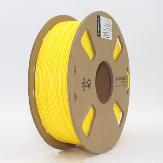 Kvēldiegu printeris 3D PLA/1,75 mm/1kg/dzeltens