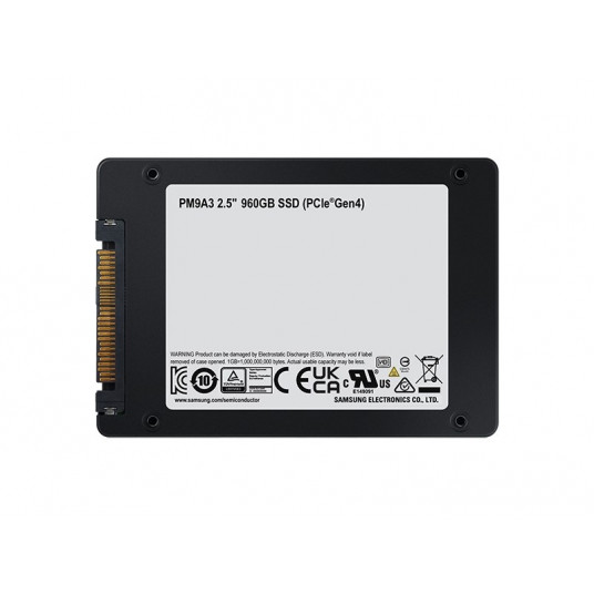 Samsung PM9A3 2,5 collu 960 GB PCI Express 4.0 V-NAND TLC NVMe