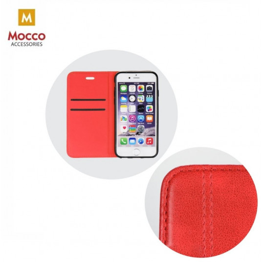 Mocco Smart Focus Book Case For Apple iPhone XS / X Red