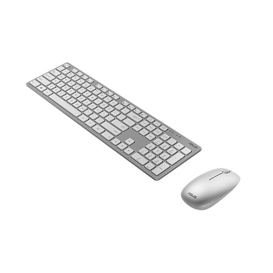 Asus W5000 tastatūras un peles komplekts, bezvadu, pele iekļauta, RU, balta