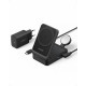 MagGo 15W 3-in-1 salokāms melns ES