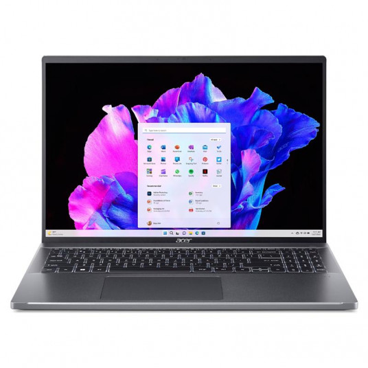 Acer Swift Go 16, 16'', WUXGA, i5, 16 GB, 512 GB, tumši pelēks, LV