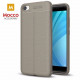 Mocco Litchi Pattern Back Case Silicone Case for Apple iPhone X Grey