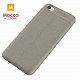 Mocco Litchi Pattern Back Case Silicone Case for Apple iPhone X Grey