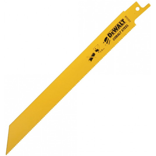 DEWALT BRZESZCZOT DO PIŁY SZABLASTEJ 203x1,8mm METĀLS /5szt.