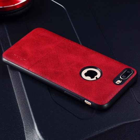 Qult Luxury Drop Back Case Silicone Case for Apple iPhone X Red