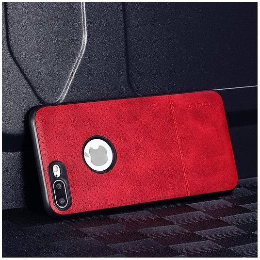 Qult Luxury Drop Back Case Silicone Case for Apple iPhone X Red