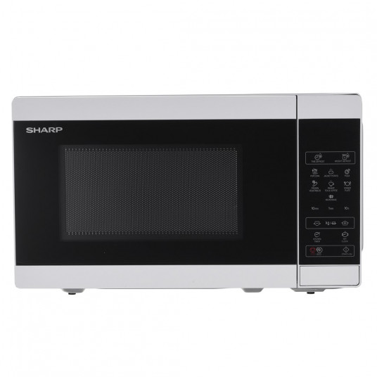 Sharp YC-MS02E-W mikroviļņu krāsns Countertop Mikroviļņu krāsns bez papildu funkcijām 20 L 800 W Melns, Balts (pārpakots)