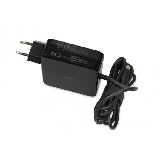 iBOX IUZ100TC klēpjdatora lādētājs PD 100W, E-mark mikroshēma
