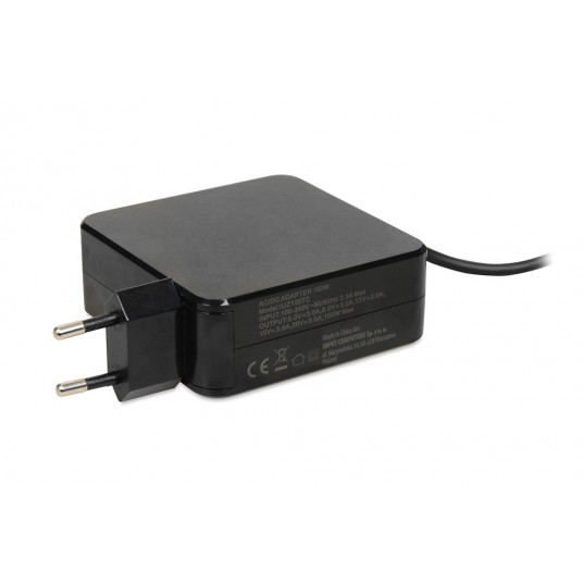 iBOX IUZ100TC klēpjdatora lādētājs PD 100W, E-mark mikroshēma