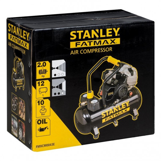 Gaisa kompresors STANLEY FATMAX, 12 l, 10 bar, 1500 W, 230 V