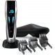 Philips Hairclipper series 9000 HC9450/20 Cordless or corded, Step precise 0.1 mm, melns/Silver, Operating time (max) 120 min