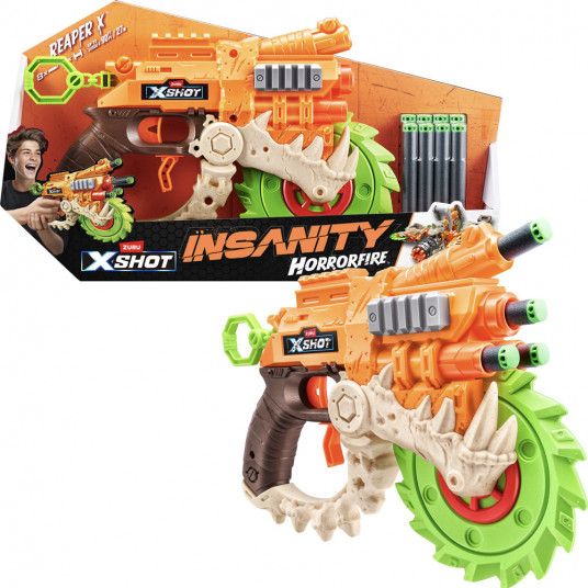 X-SHOT rotaļu pistole Insanity Horrorfire Reaper X,36730
