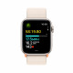 Viedpulkstenis Apple Watch SE GPS 44mm Starlight Aluminium Case with Starlight Sport Loop MRE63ET/A