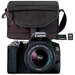 Canon EOS 250D + 18-55mm III + 16GB + Tīrīšanas lupatiņa + Soma
