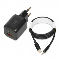 iBOX C-42 GaN PD33W tīkla lādētājs, melns