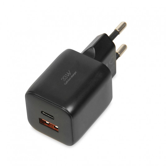 iBOX C-42 GaN PD33W tīkla lādētājs, melns