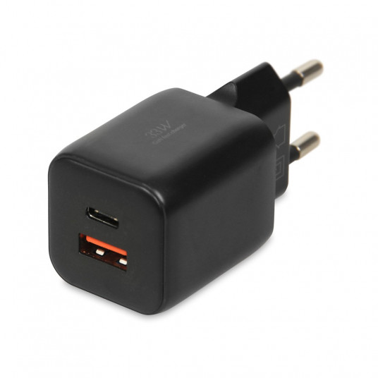 iBOX C-42 GaN PD33W tīkla lādētājs, melns
