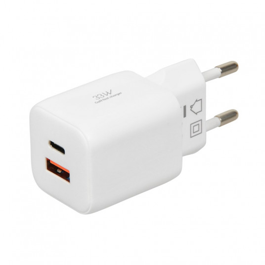 iBOX C-42 GaN PD33W tīkla lādētājs, balts