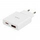 iBOX C-43 Slim GaN PD30W tīkla lādētājs, balts