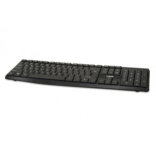 iBOX Eris USB tastatūra, melna