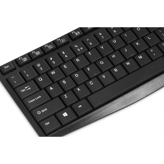 iBOX Eris USB tastatūra, melna
