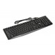 iBOX Eris USB tastatūra, melna