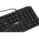 iBOX Eris USB tastatūra, melna