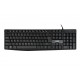 iBOX Eris USB tastatūra, melna