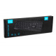 iBOX Eris USB tastatūra, melna