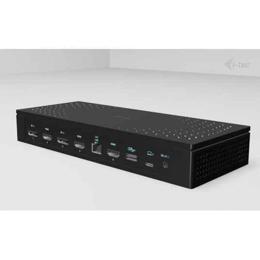 i-tec Universal 5x 4K/60Hz Display Docking Station 2xDP 3xHDMI LAN 2,5Gbps Audio 2x USB-C Power Delivery 100W