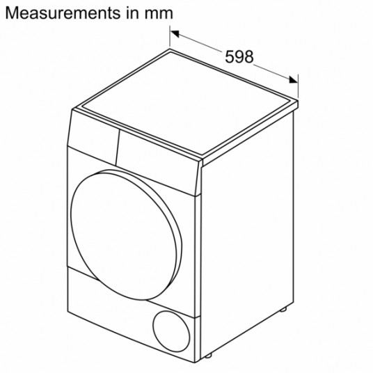 Bosch WTU876IHSN Serie 6 drēbju žāvētājs