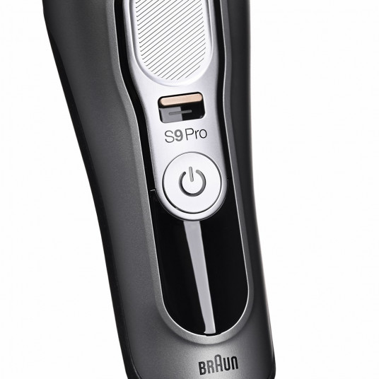 Braun Series 9 Pro 9465CC skuveklis trimeris melns, sudraba krāsā