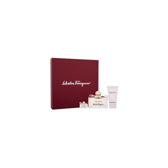 Salvatore Ferragamo Signorina Gift set EDP 100 ml, body lotion 50 ml and miniature EDP 5 ml, 100ml