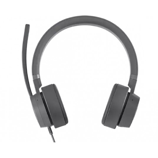 Lenovo Go Wired ANC austiņas Iebūvēts mikrofons, aiz auss, trokšņu slāpēšana, USB Type-C, Storm Grey