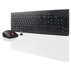 Lenovo Wireless Combo Keyboard & Mouse 510 2,4 GHz Wireless, izmantojot nano USB, tastatūras izkārtojums angļu, melns