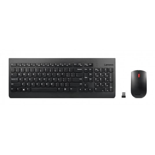 Lenovo Wireless Combo Keyboard & Mouse 510 2,4 GHz Wireless, izmantojot nano USB, tastatūras izkārtojums angļu, melns