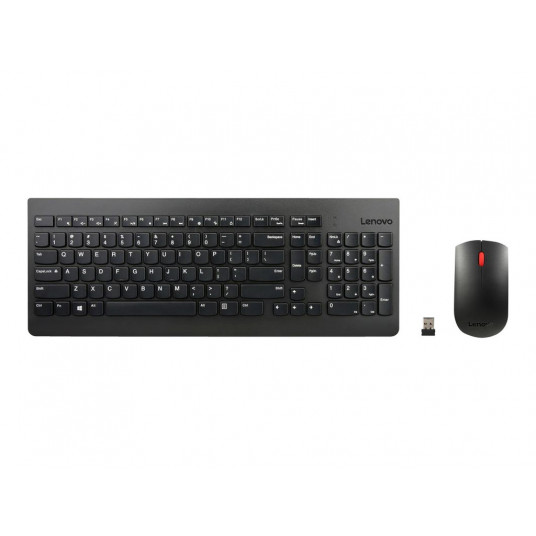 Lenovo Essential | Wireless Keyboard and Mouse Combo - Nordic | Keyboard and Mouse Set | Wireless | Nordic | Numeric keypad | Wireless connection