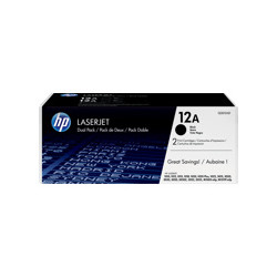 HP Toner 12A melns 2-pack HV