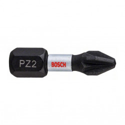 Skrūvējamās uzgaļi PZ2 Bosch 25 mm 2 gab. 2608522401