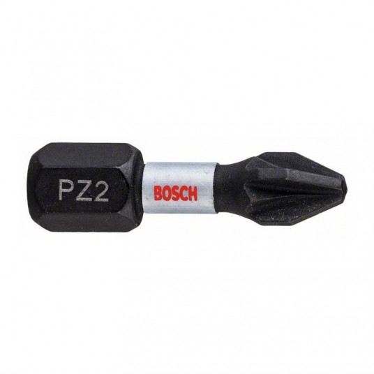 Skrūvējamās uzgaļi PZ2 Bosch 25 mm 2 gab. 2608522401