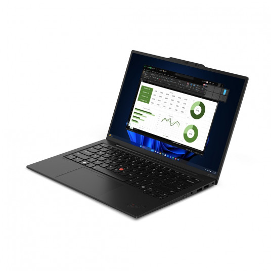 Lenovo ThinkPad X1 Carbon Gen 12 i7-1355U 14"2.8K OLED 120Hz 400nits AG 32GB LPDDR5x-6400 SSD1TB Intel Graphics W11Pro Premier atbalsts Melna krāsa