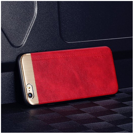 Qult Luxury Slate Back Case Silicone Case for Apple iPhone X Red
