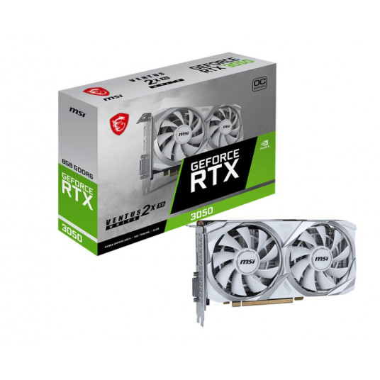 VGA PCIE16 RTX3050 8GB GDDR6/3050 VEN 2X XS WHITE 8G OC MSI