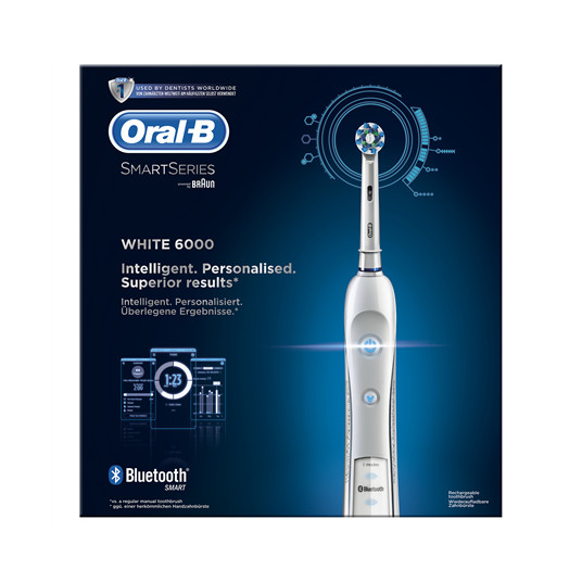 Oral-B PRO 6000 Toothbrush, White