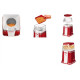Unold Popcorn maker 48525 Red/White,