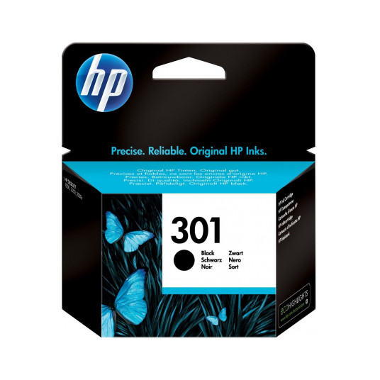 HP 301 oriģinālā tintes kasetne melna 3ml