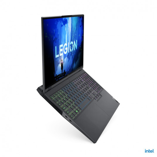 Lenovo Legion 5 Pro 16IAH7H Storm Grey, 16 collu, IPS, WQXGA, 2560 x 1600, pret atspīdumu, Intel Core i7, i7-12700H, 16 GB, SO-DIMM DDR5-4800, SSD 1000 GBC, RTX07 GDDR6, 8 GB, bez optiskā diskdziņa, Windows 11 Home, 802.11ax, Bluetooth versija 5.1,