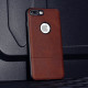 Qult Luxury Drop Back Case Silicone Case for Apple iPhone X Brown
