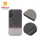 Mocco Trendy Grid And Stripes Silicone Back Case for Apple iPhone X / XS Grey (Pattern 2)